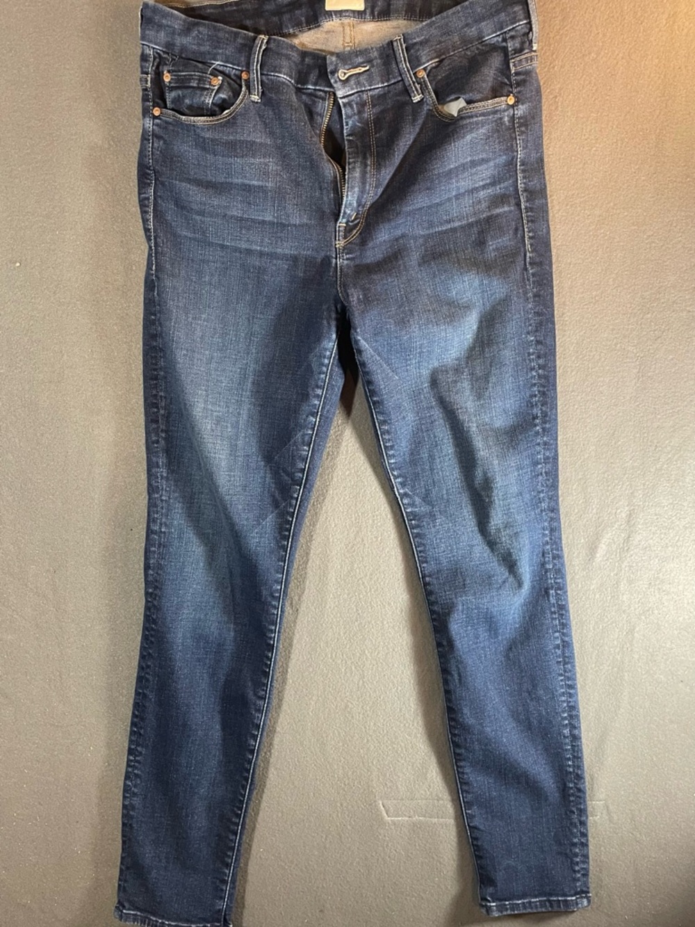 MOTHER Indigo Blue Slim Jeans